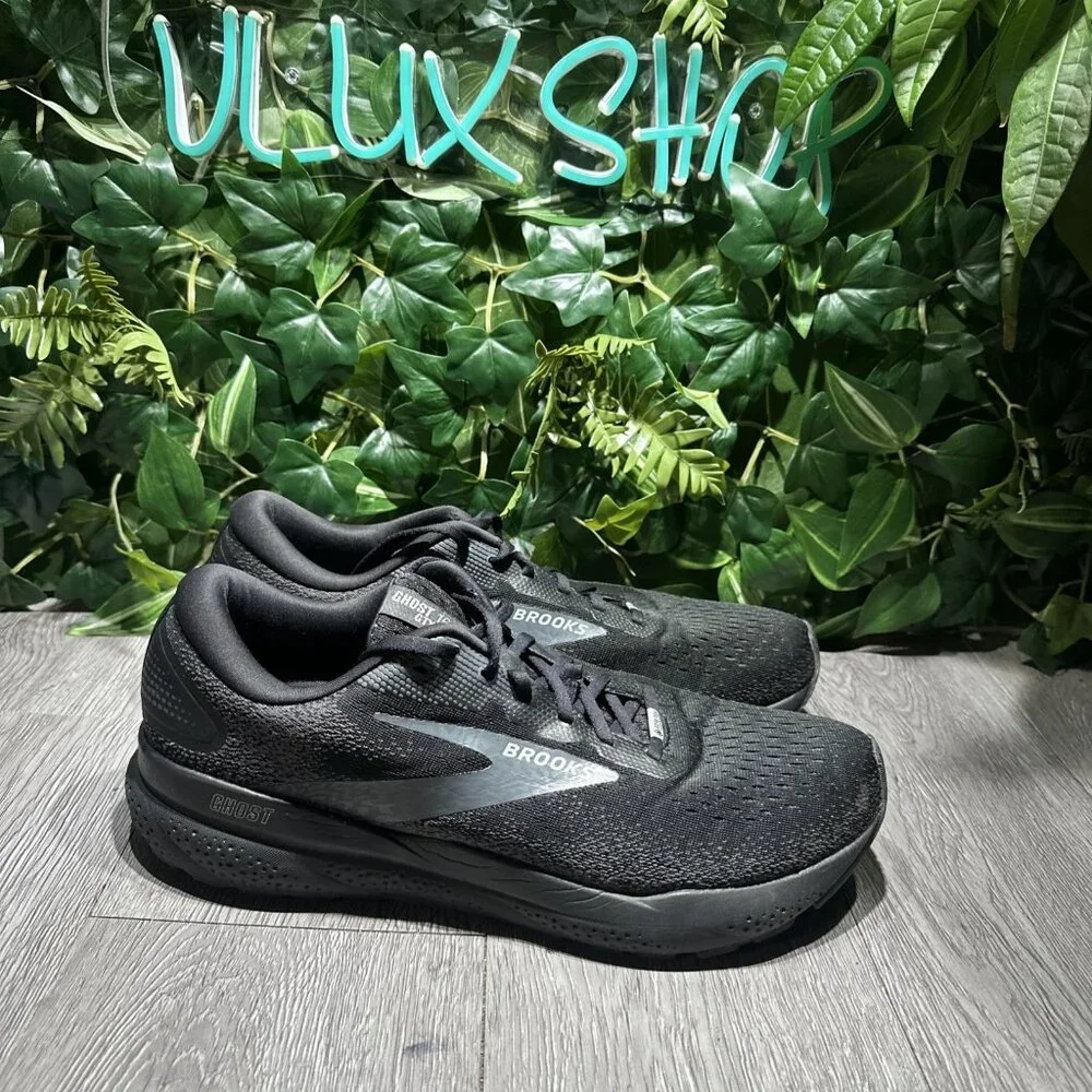 Brooks Ghost 16 GTX Men's Size 12.5 D (Medium) Running Shoes Black Ebony